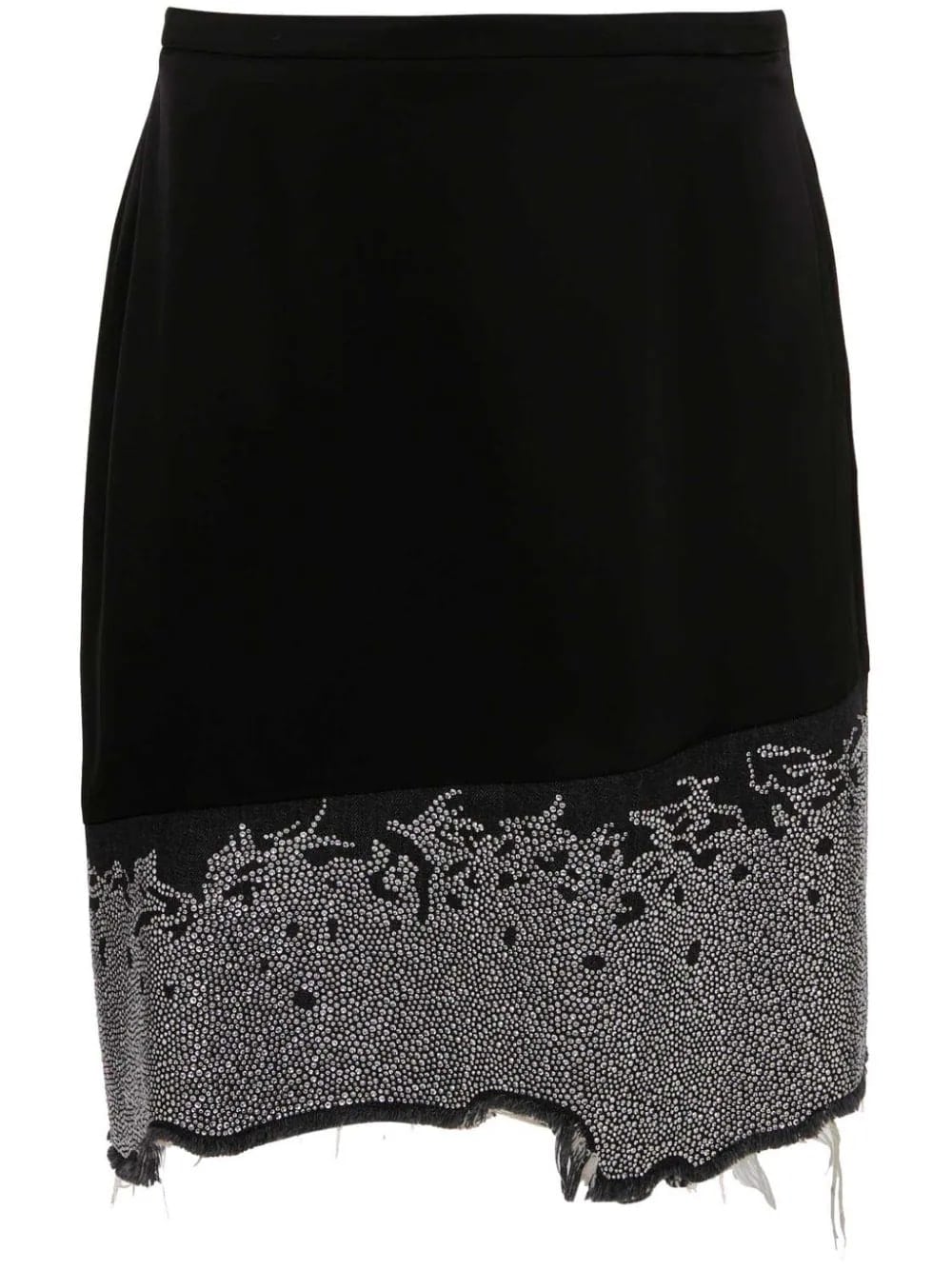 Asymmetrical Sequin Skirt