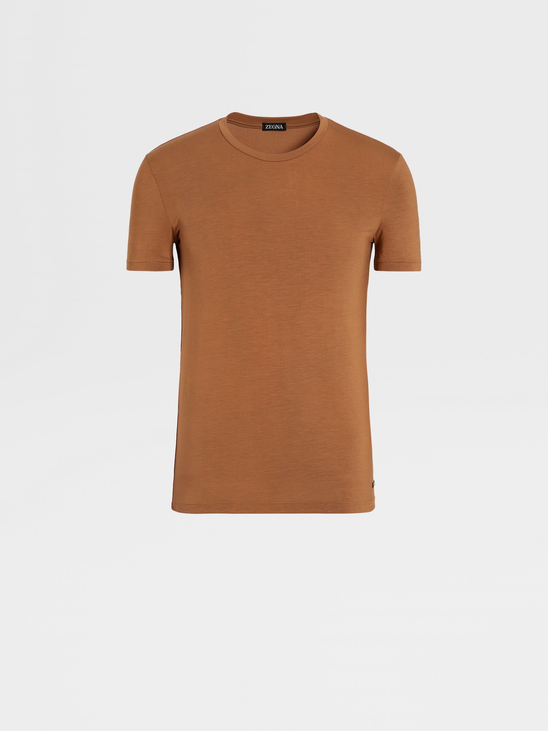 Dark Foliage Stretch Cotton T-Shirt