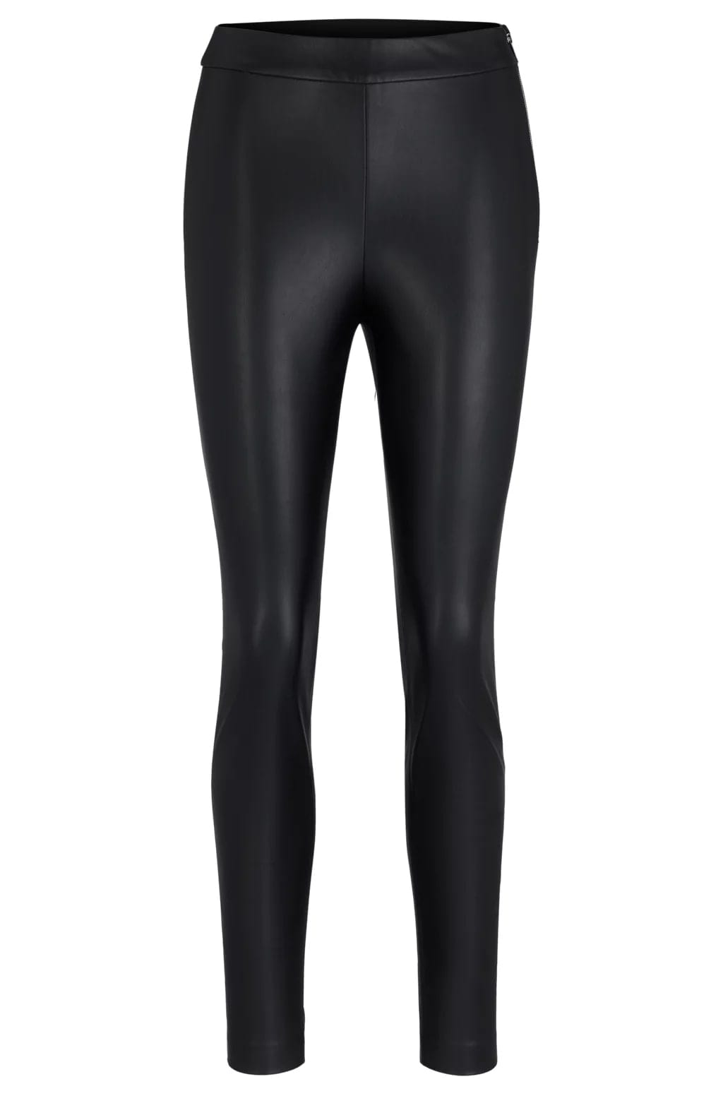 Skinny-Fit Trousers In Faux Leather