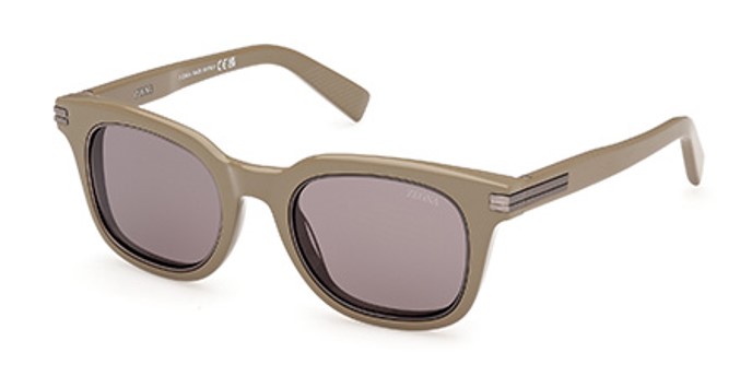 Transparent Brown Acetate Sunglasses