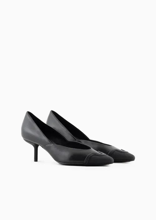 Décolleté In Nappa With Rubber Toe