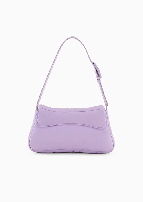 Baguette Shoulder Bag In Puffy Nappa Leather, view 5