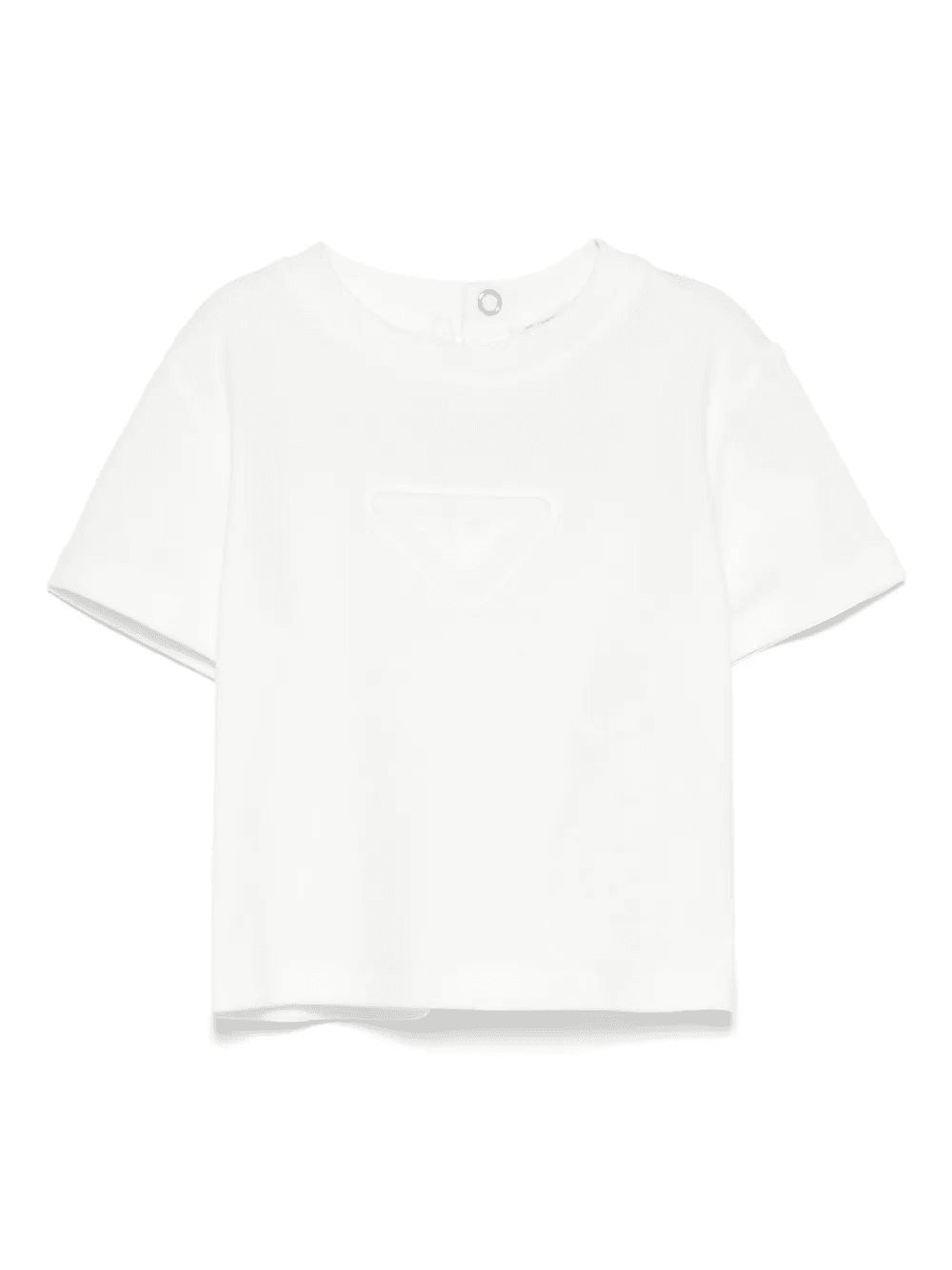 logo-embossed T-shirt