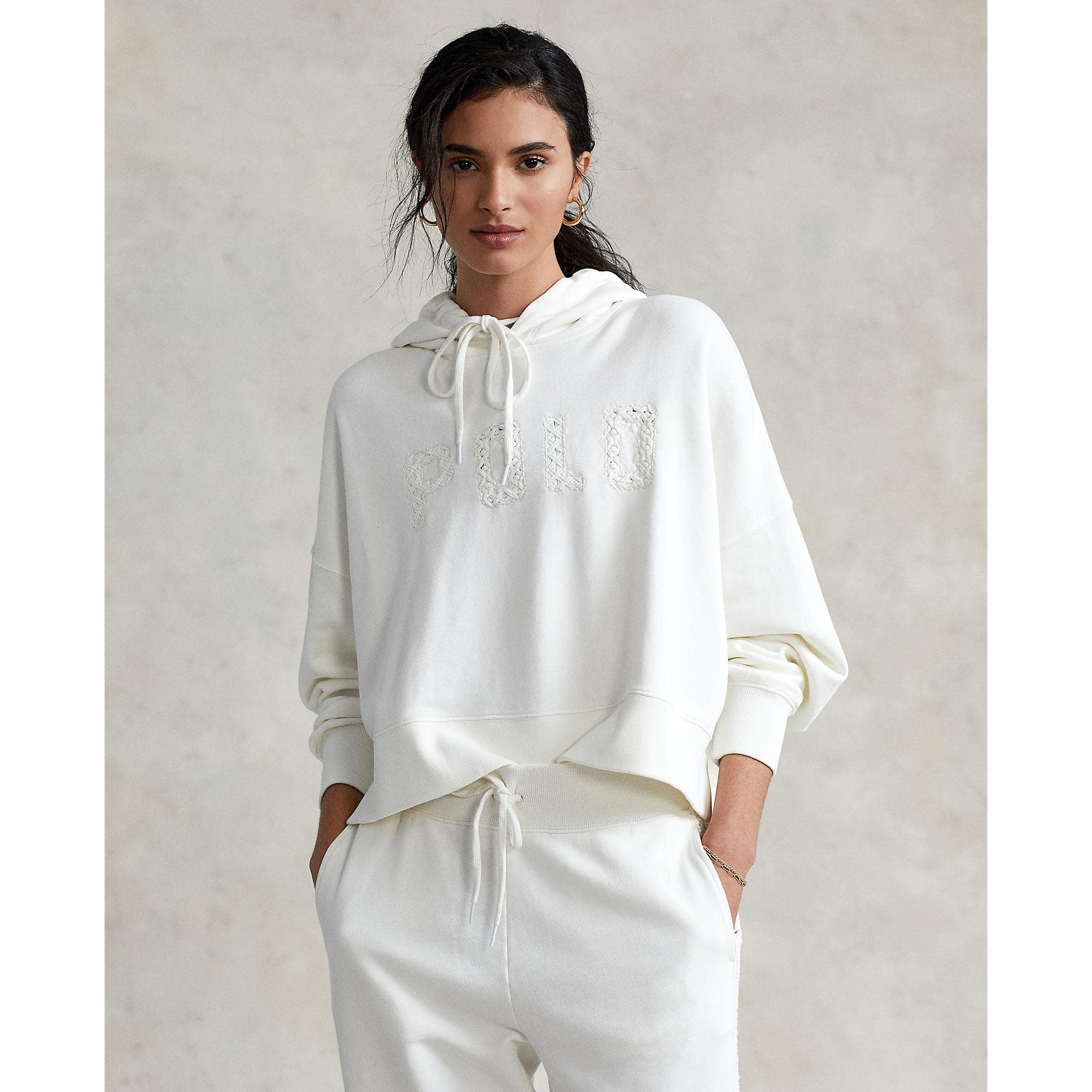 Oversize Macrame Logo Hoodie
