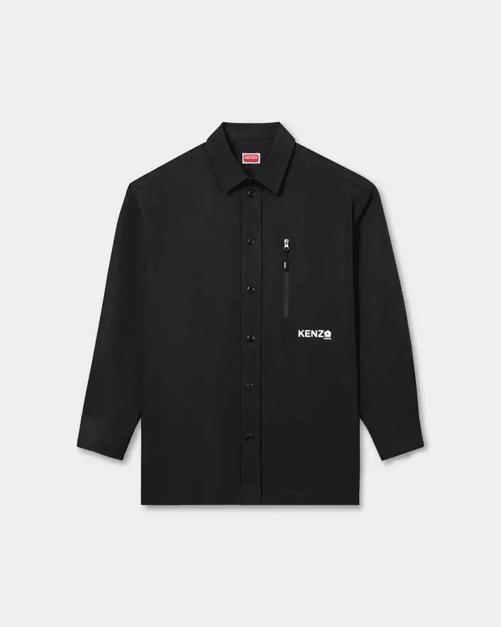 'Boke Flower 2.0' oversized shirt in technical cotton