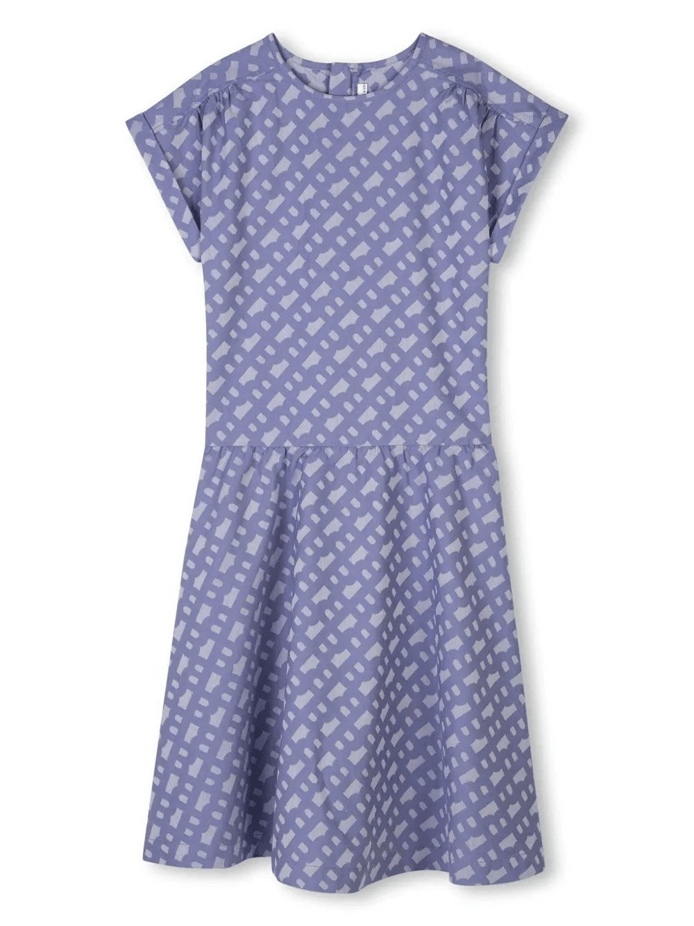 monogram-print dress