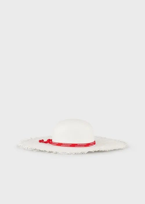 Wide-brimmed hat in woven straw Capsule Mare