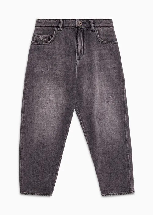 Kids Baggy J79 Jeans In Faded Denim