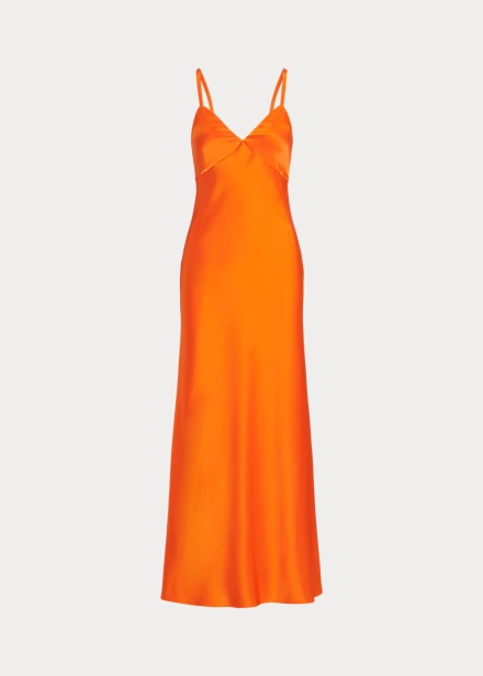 Polo Ralph Lauren Satin Sleeveless Gown