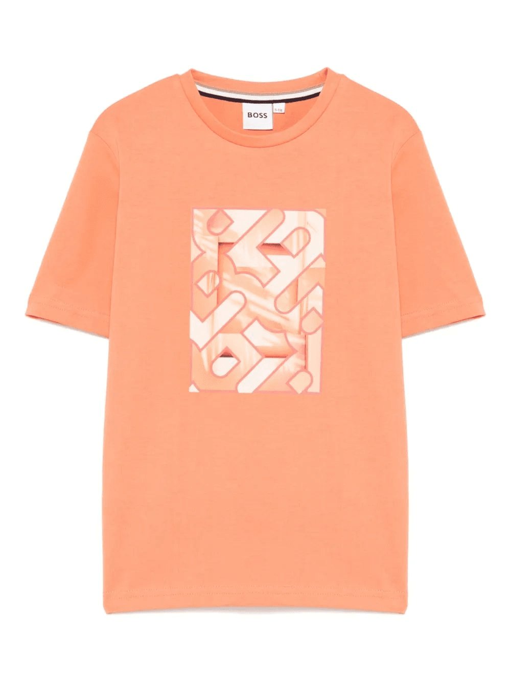 Kids' T-shirt in cotton with monogram artwork