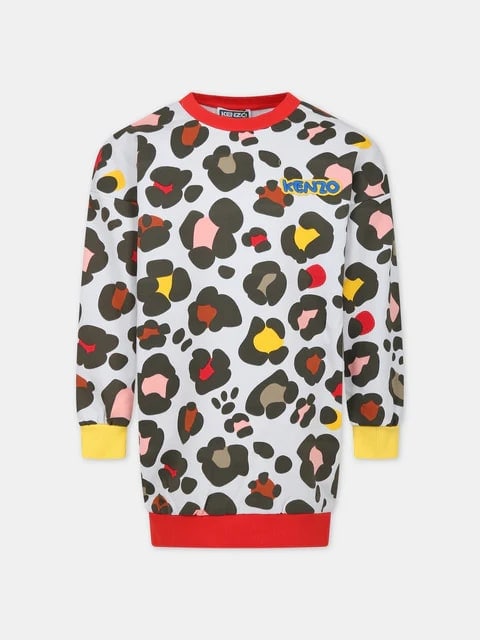Kids Animal Print Dress
