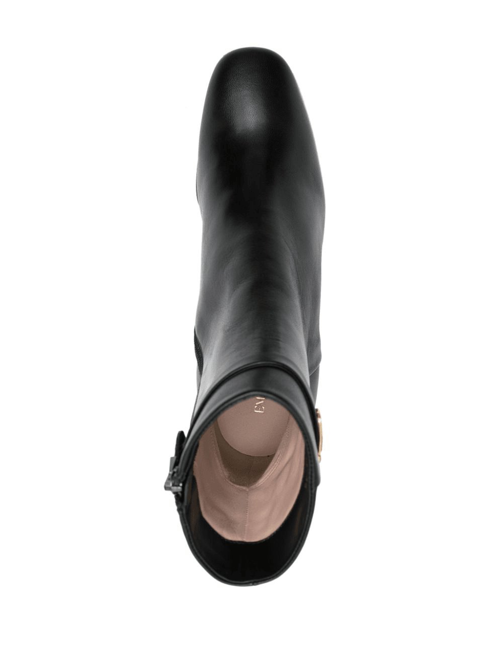 logo-plaque ankle boots, view 4