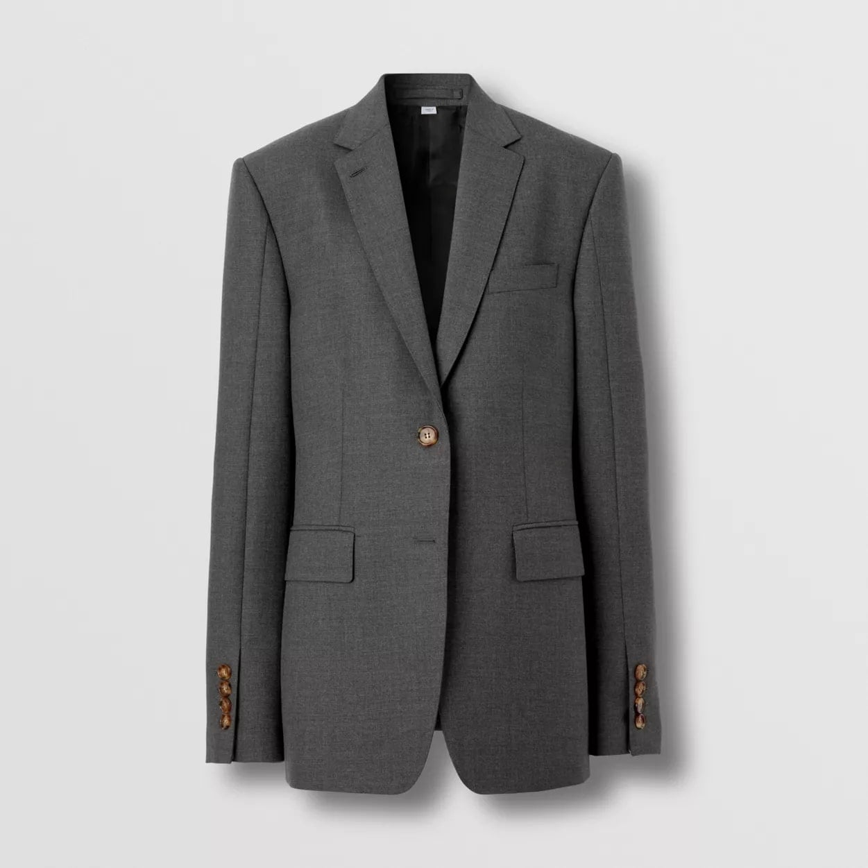 Relaxed Fit Wool Tailored Jacket