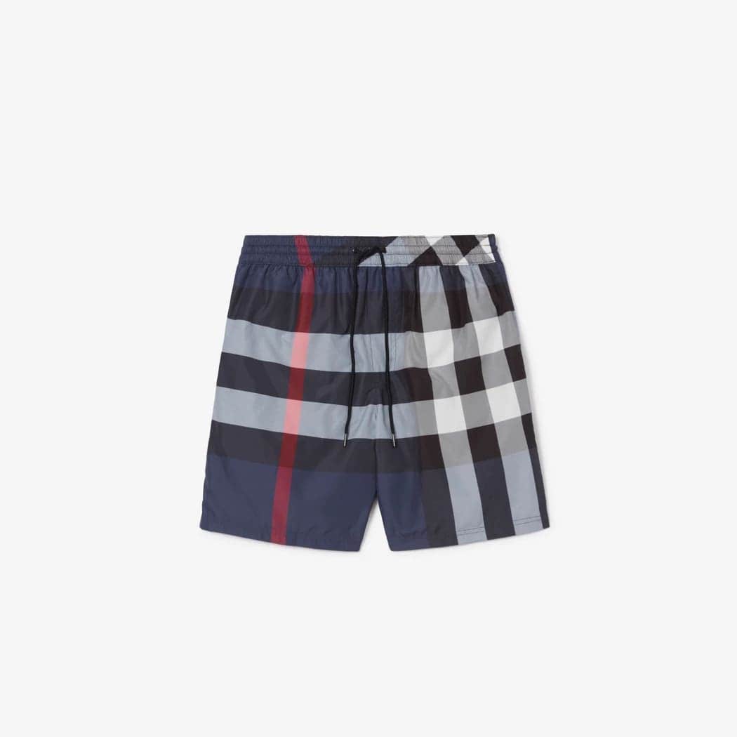 Check Swim Shorts