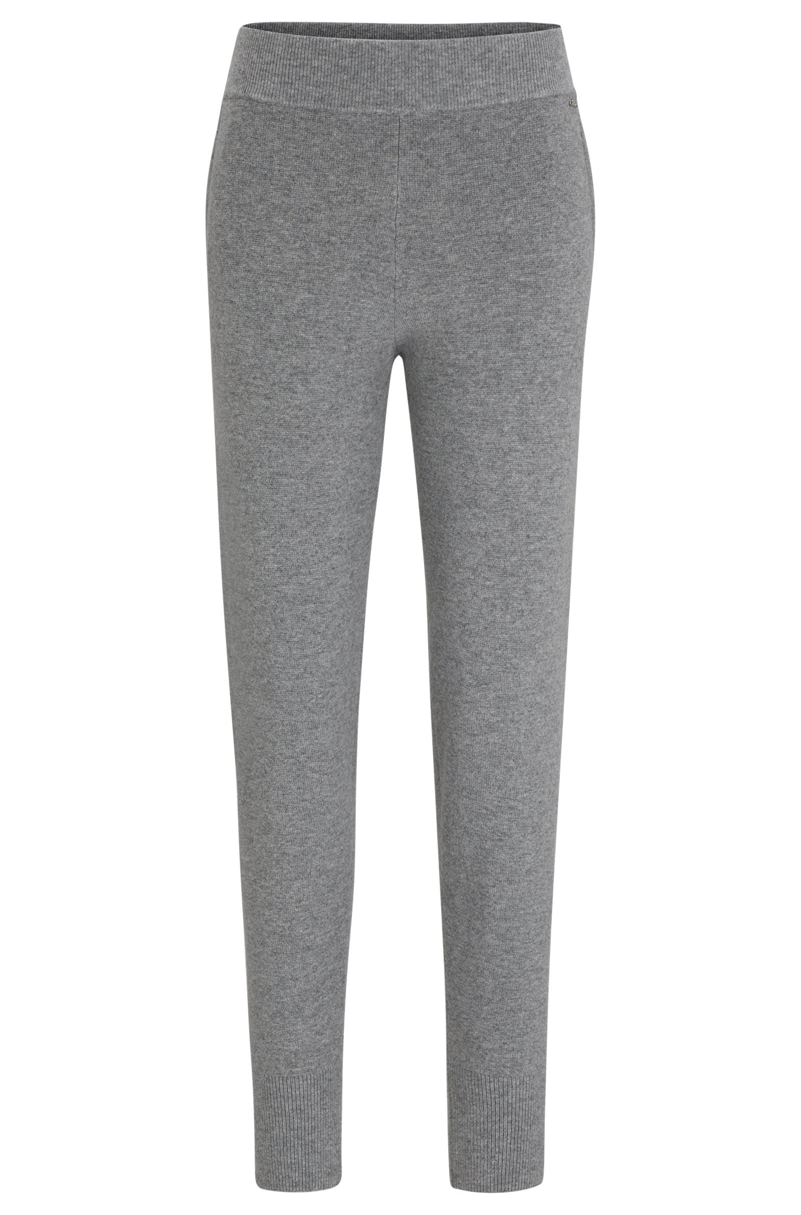 Knitted Trousers In Virgin Wool And Cashmere
