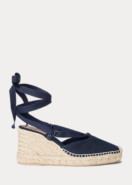 Polo Ralph Lauren Canvas Wedge Espadrilles