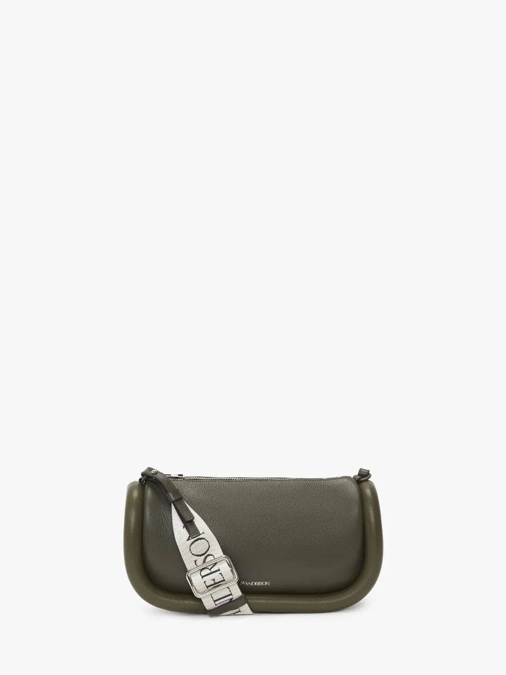 Bumper-15 - Leather Shoulder Bag With Additional Webbing Strap