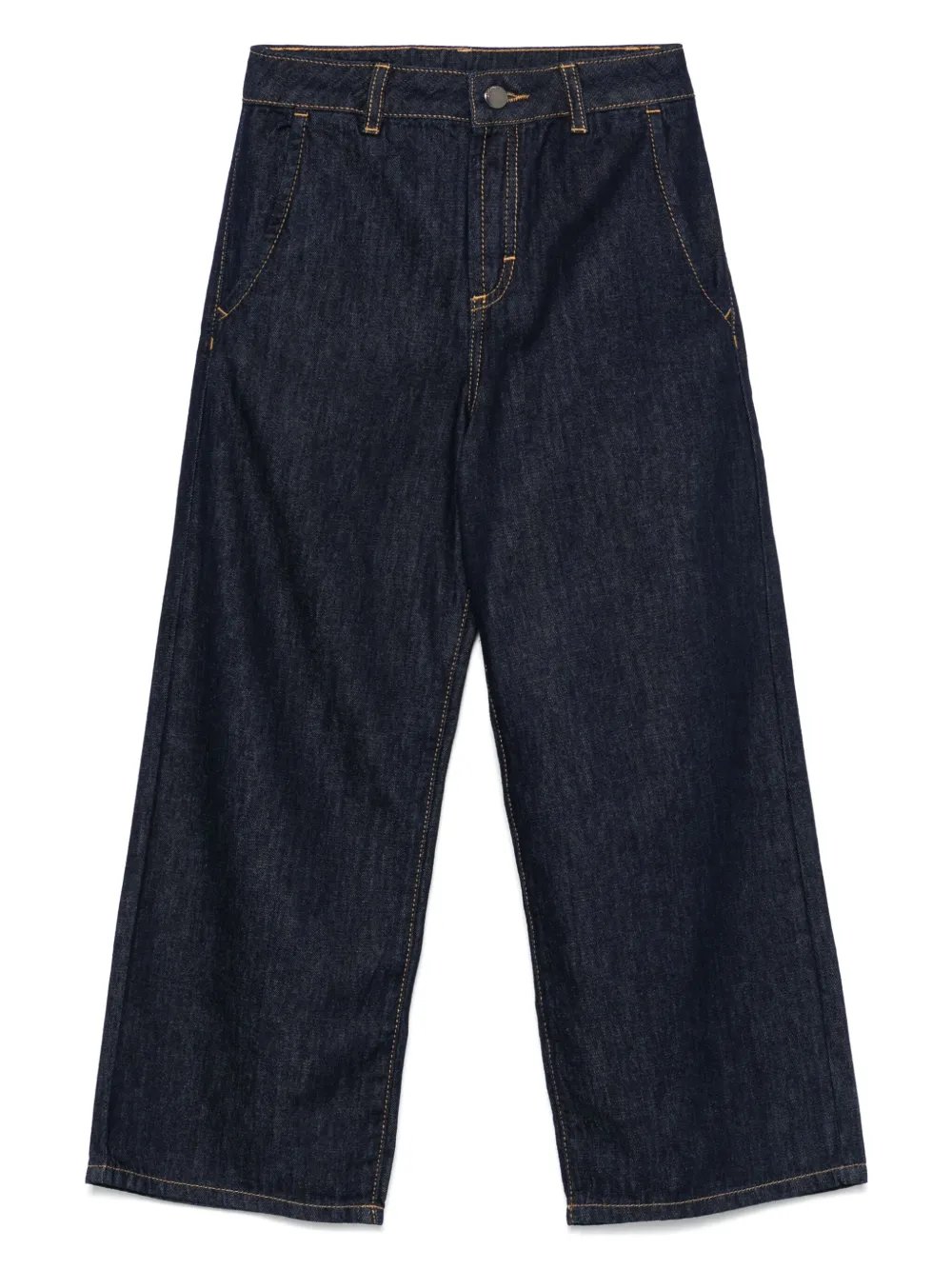 logo-plaque jeans