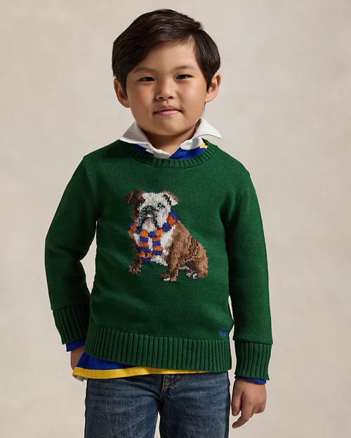 Dog-Intarsia Jumper