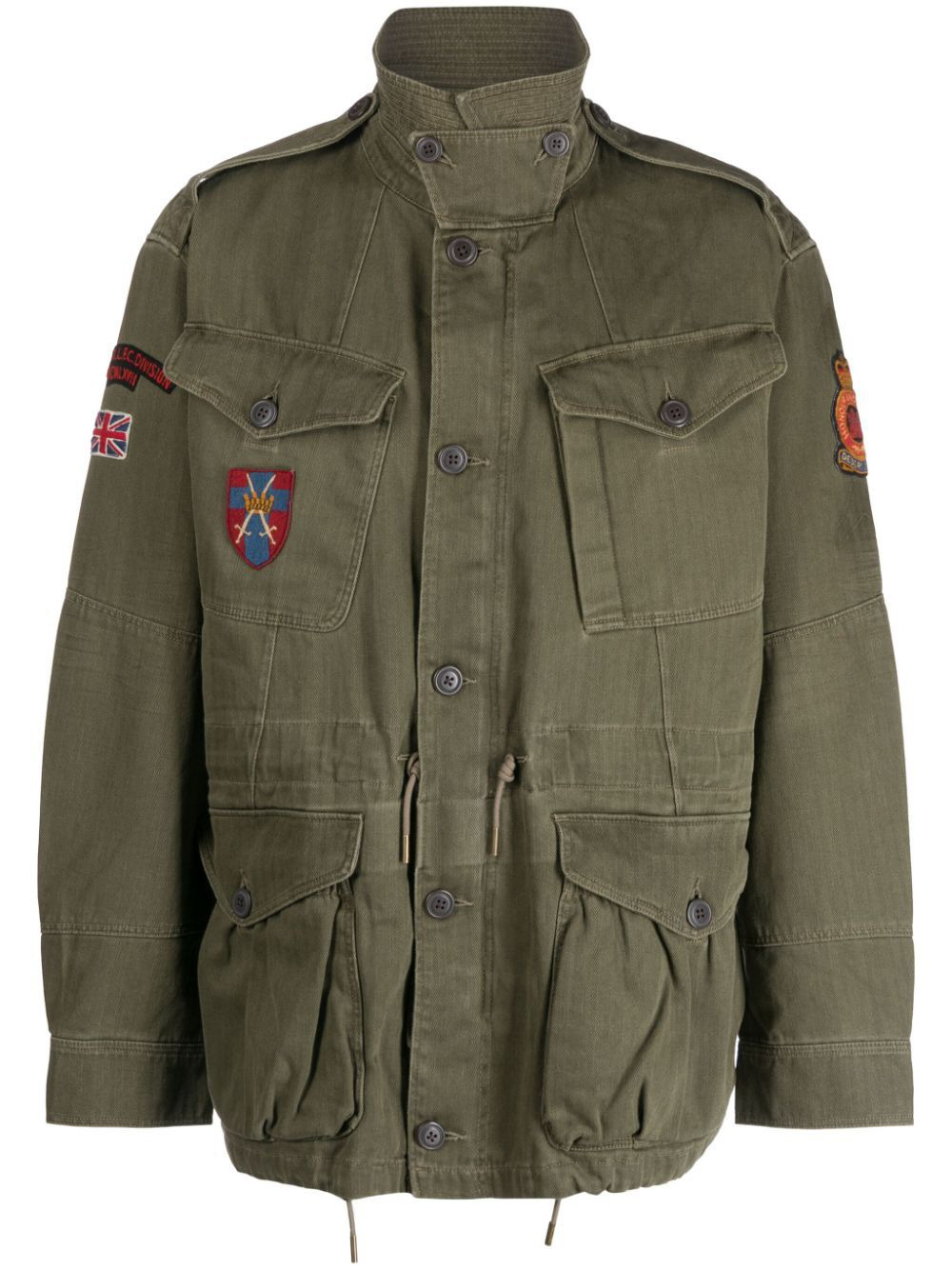 Polo Ralph Lauren Patch-Embellished Cotton Military Jacket