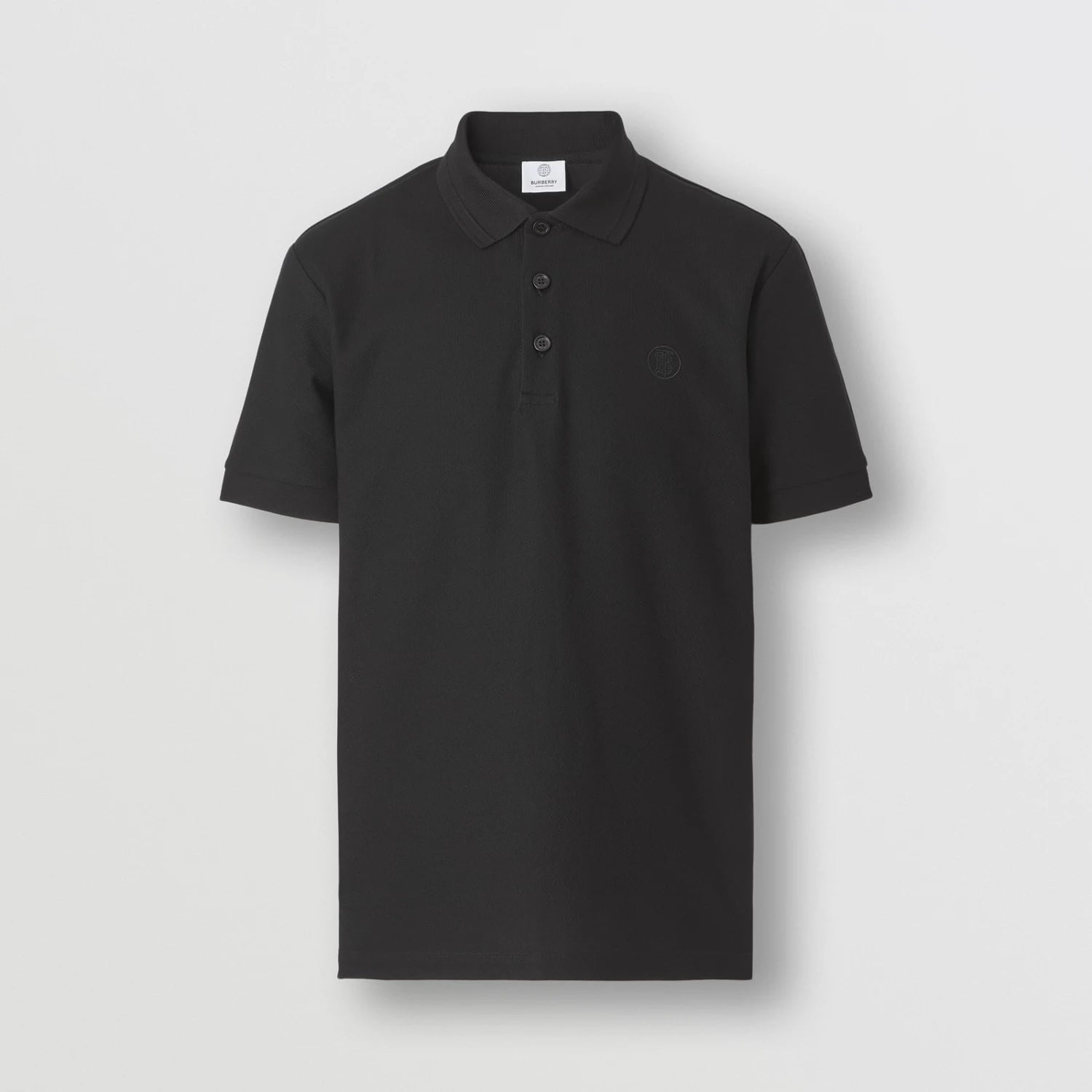 Monogram Motif Cotton Piqué Polo Shirt