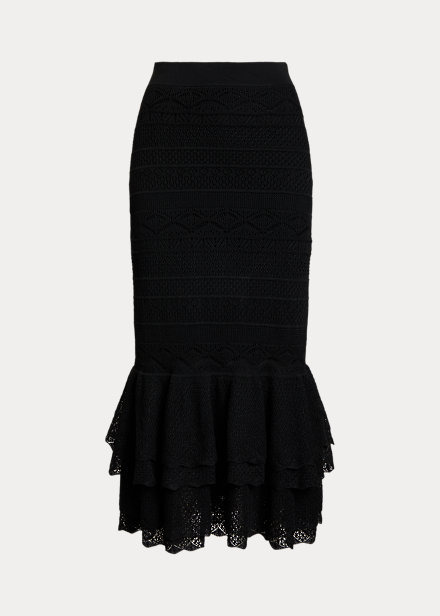 Polo Ralph Lauren Ruffle-Trim Pointelle Skirt