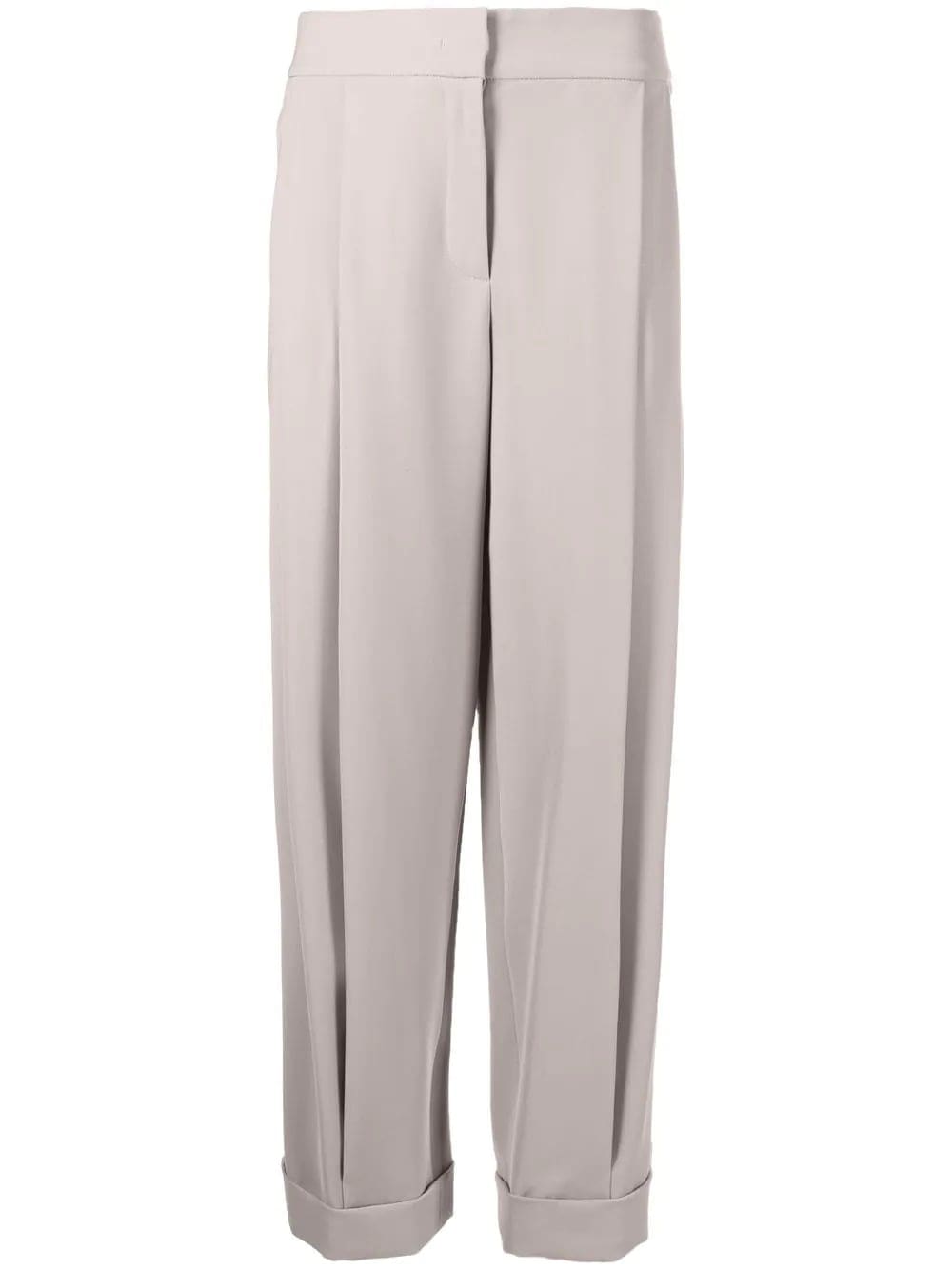 Wide Leg Cropped Trousers