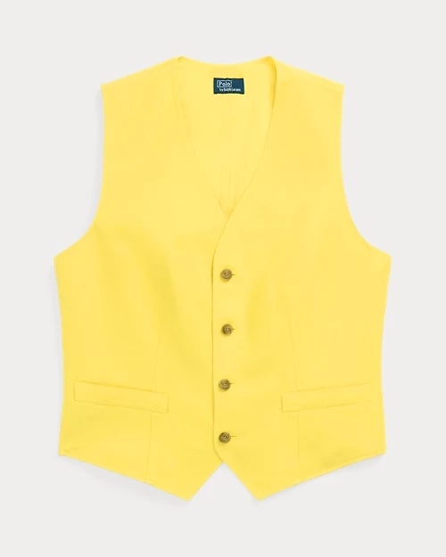 Polo Ralph Lauren Linen-Cotton Waistcoat