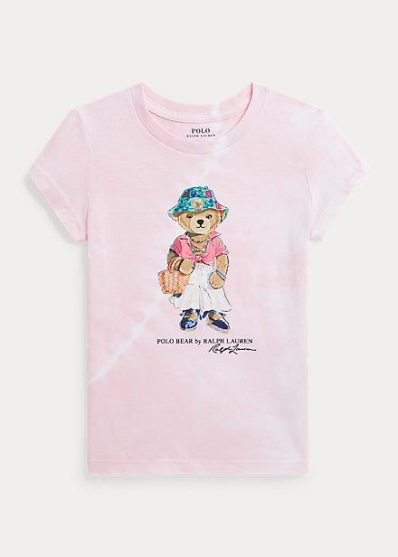 Polo Ralph Lauren Polo Bear Tie-Dye Cotton Jersey Tee