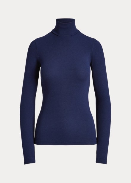 Polo Ralph Lauren Stretch Rib-Knit Roll Neck