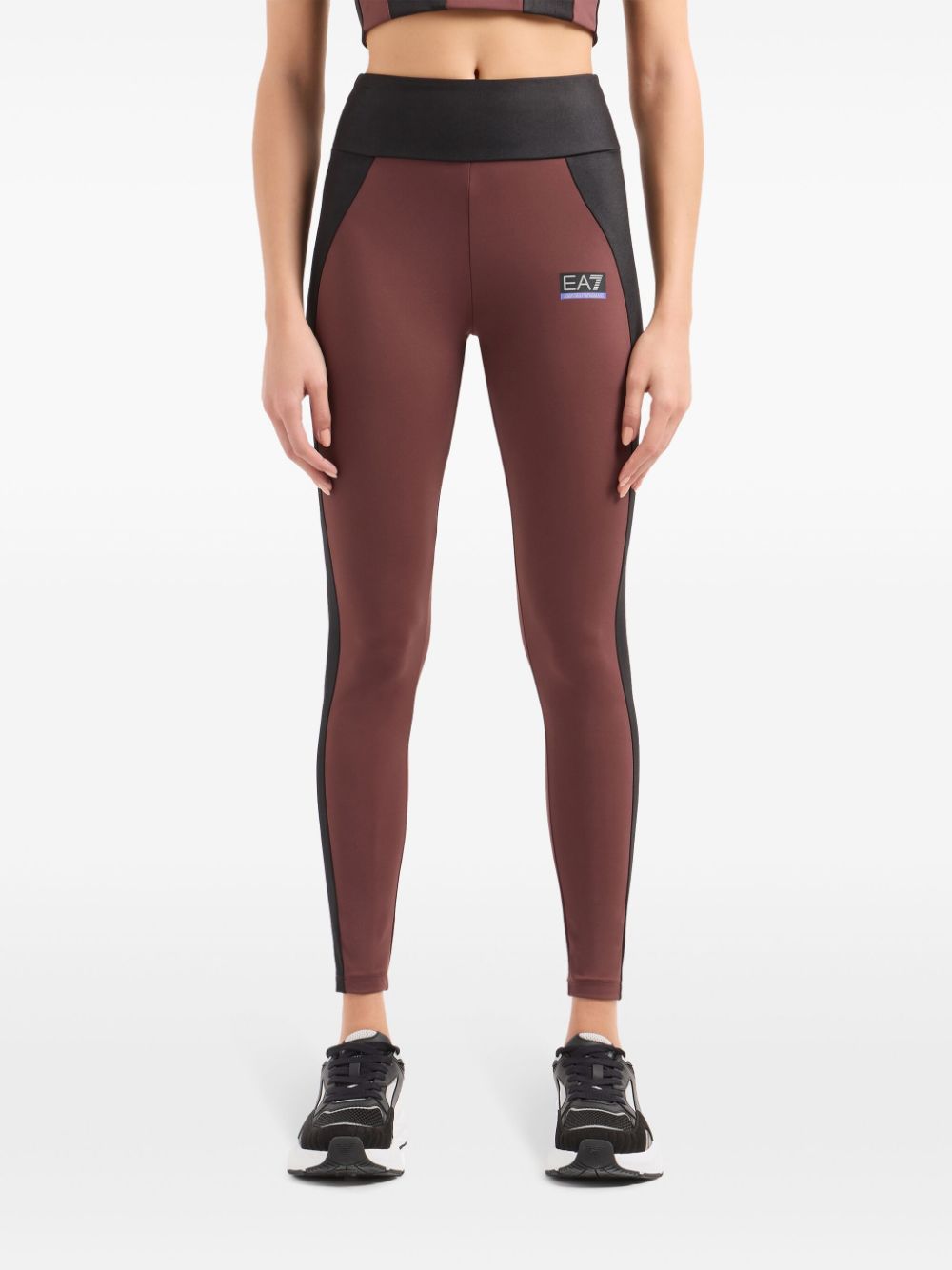 logo-print leggings, view 2