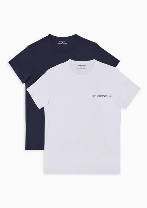 Two-Pack Of Core Logo Band Loungewear T-Shirts