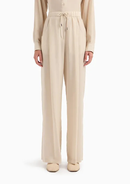Palazzo Trousers In A Fluid Fabric, view 2