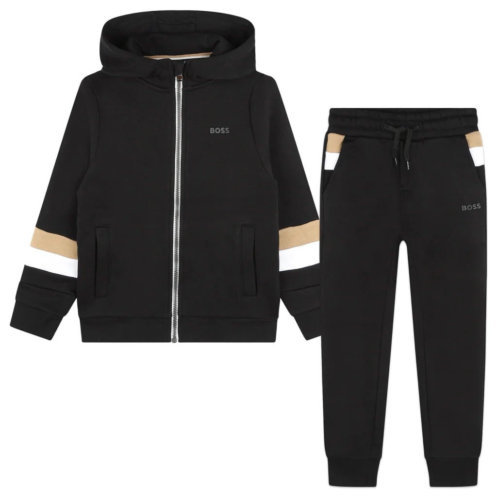 Kids Logo-Print Cotton Tracksuit Set