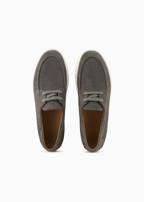 Crust Leather Boat Shoes, view 6
