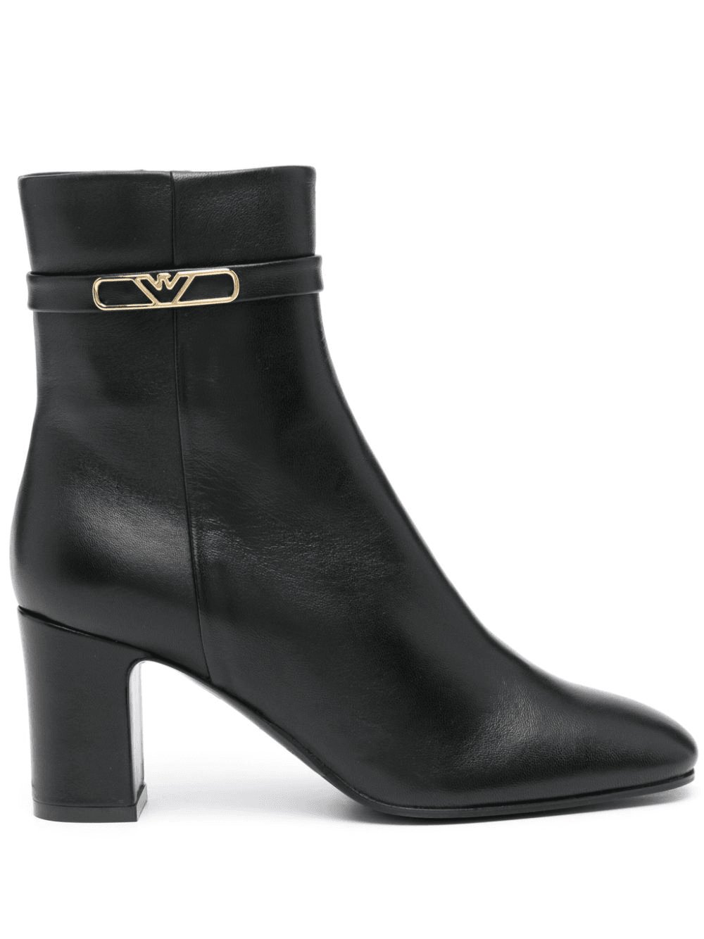 logo-plaque ankle boots