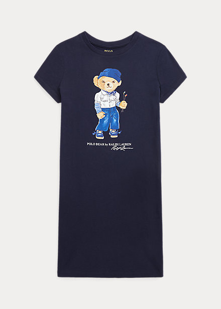 Polo Ralph Lauren Polo Bear Cotton Jersey T-Shirt Dress