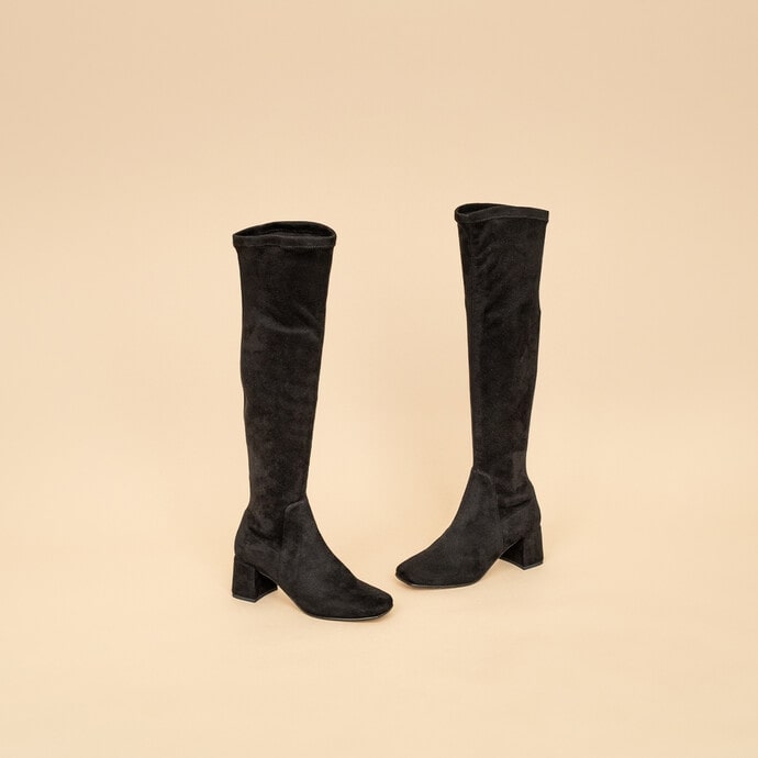 Paris Heeled Thigh Boots