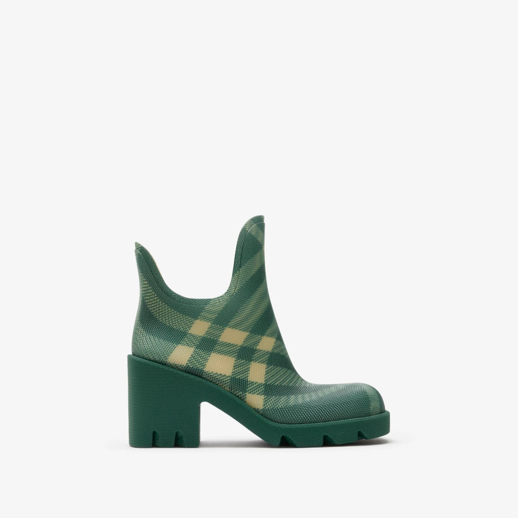 Check Rubber Marsh Heel Boots