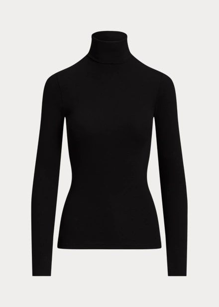 Polo Ralph Lauren Stretch Rib-Knit Roll Neck