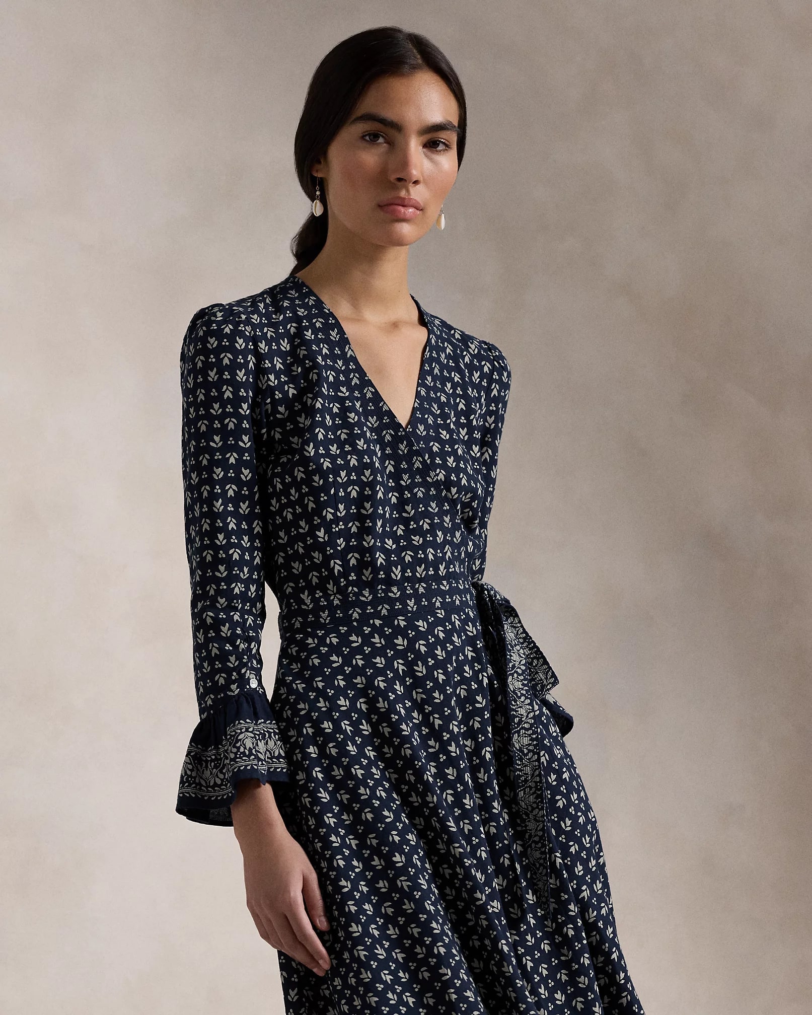Polo Ralph Lauren Floral-Print Wrap Dress, view 3