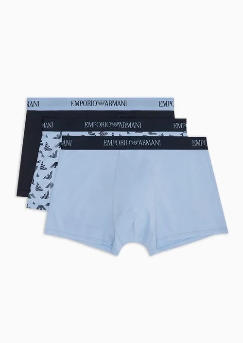 Three-Pack Of Pure Cotton Boxer Briefs