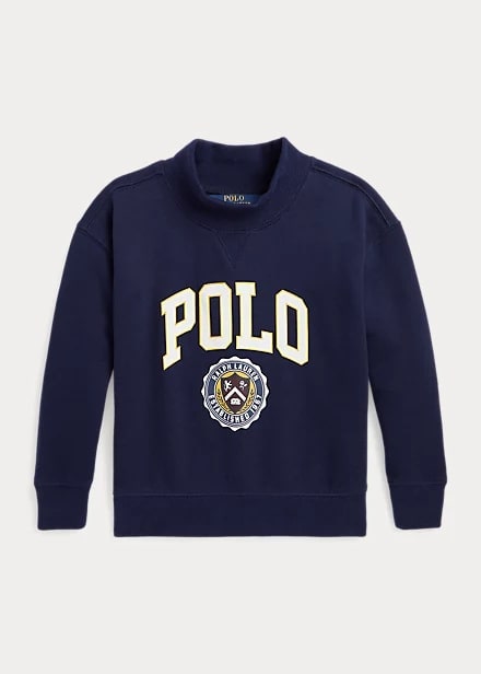 Polo Ralph Lauren Logo Fleece Mockneck Sweatshirt