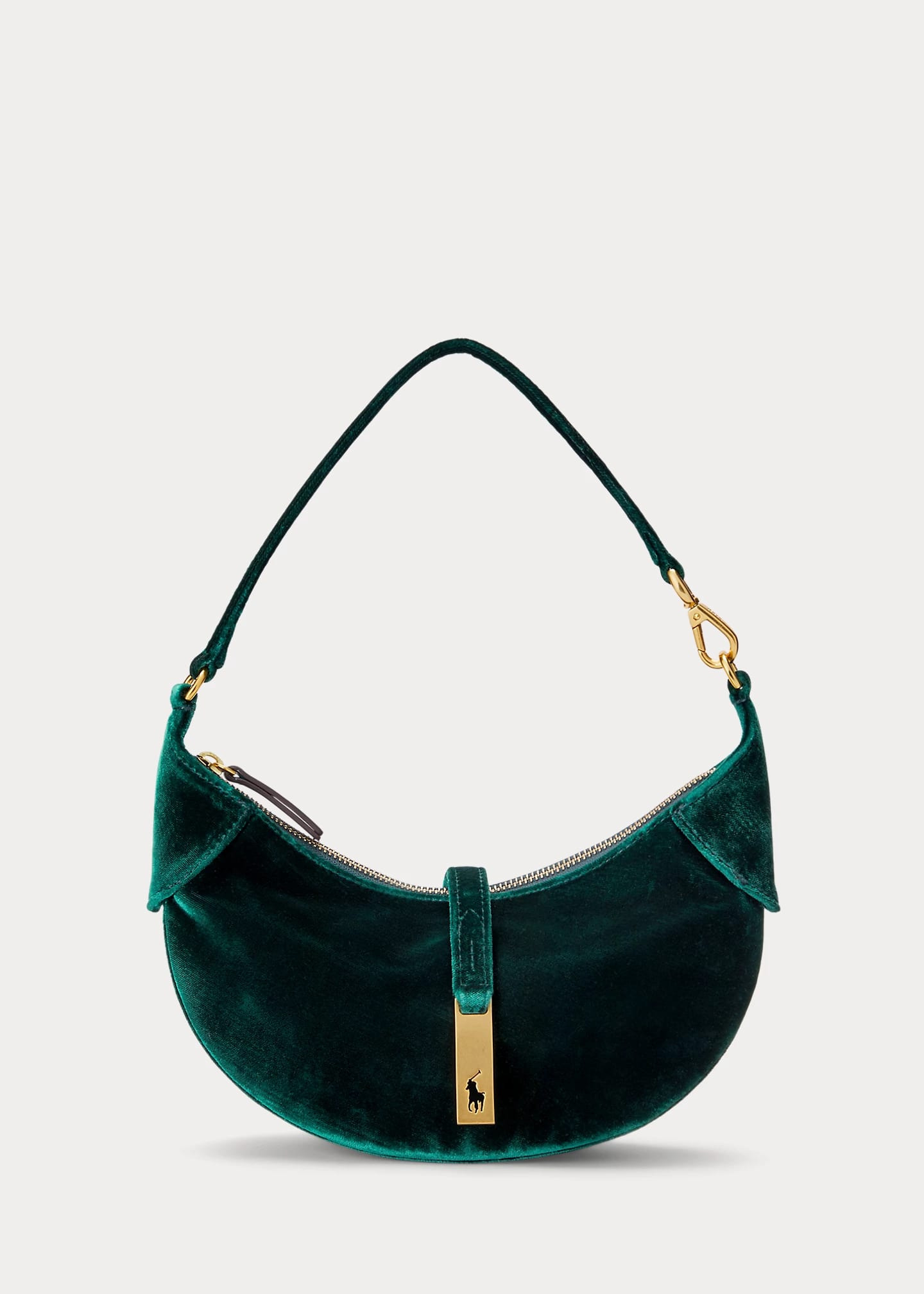 Polo Ralph Lauren Mini Shoulder Polo Id Bag In Velvet