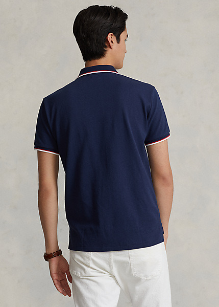 Polo Ralph Lauren Custom Slim Fit Mesh Polo Shirt, view 4