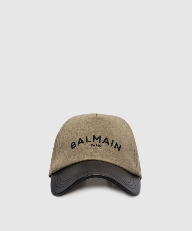 Balmain Cotton Cap With Balmain Logo