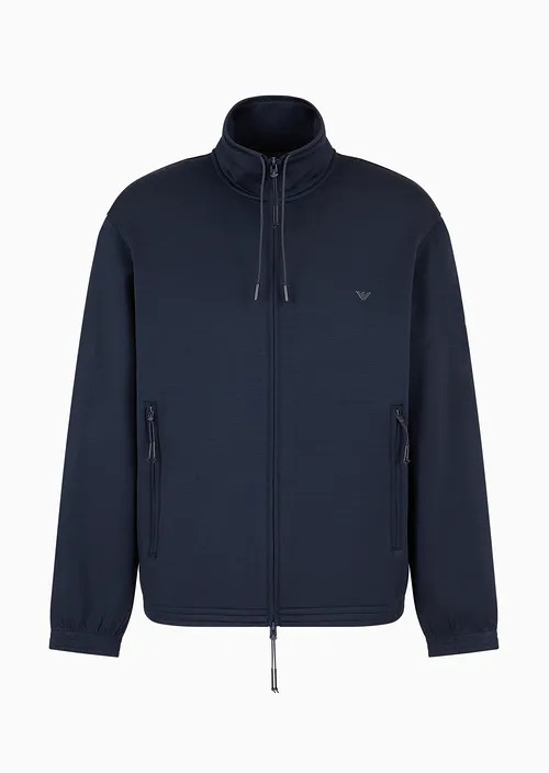 Travel Essentials Full-Zip Sweatshirt In Double Jersey, view 4