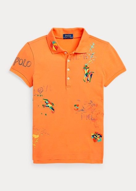 Polo Ralph Lauren Stretch Mesh Graphic Polo Shirt