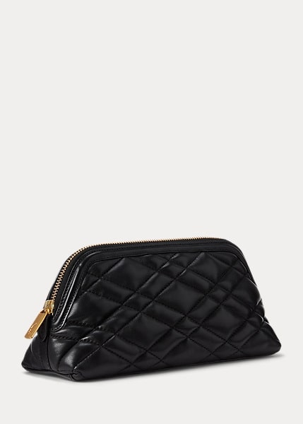 Polo Ralph Lauren Polo Id Quilted Leather Cosmetic Case, view 2