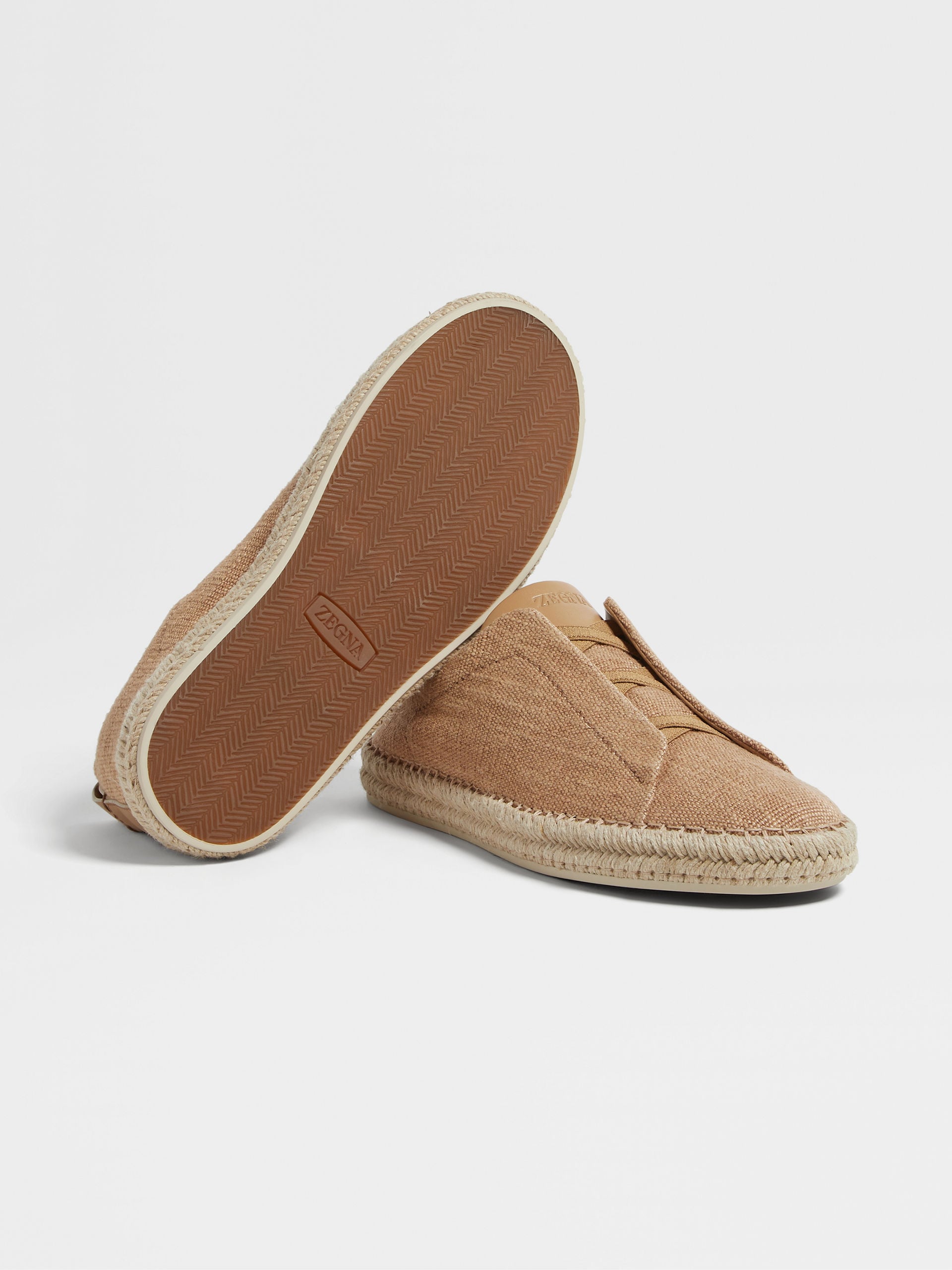 Linen Blend Triple Stitch™ Espadrilles, view 4